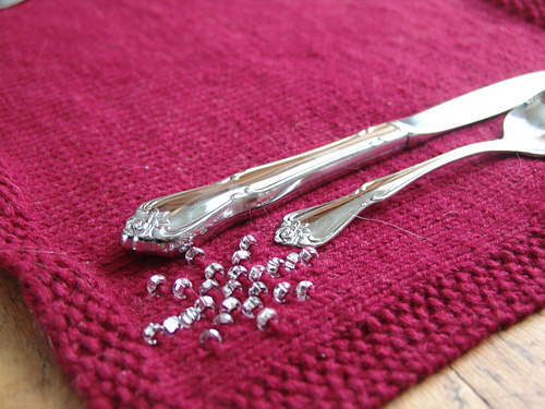 Sparkle: Beaded Holiday Placemat photo 1