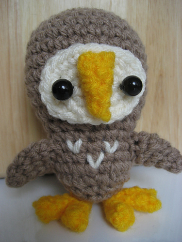 Amigurumi Barn Owl
