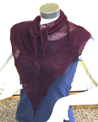 Dragon Tail Shawlette
