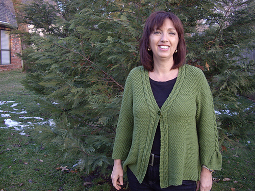 Cable Collar Cardi