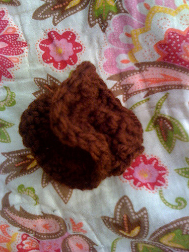 Crocheted Ruffle Cat Toy