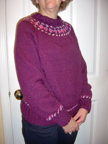 Fair Isle Yoke Pullover