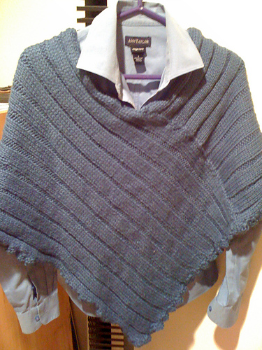 Ribbed Poncho