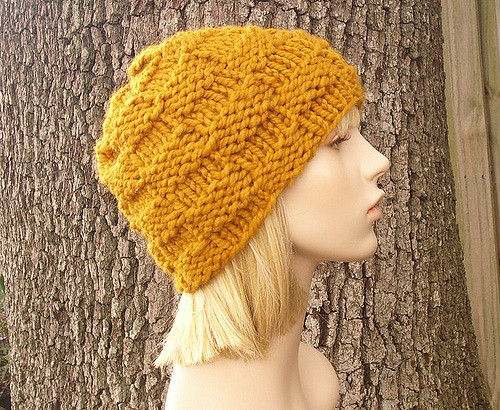 The Basketweave Boyfriend Beanie Hat