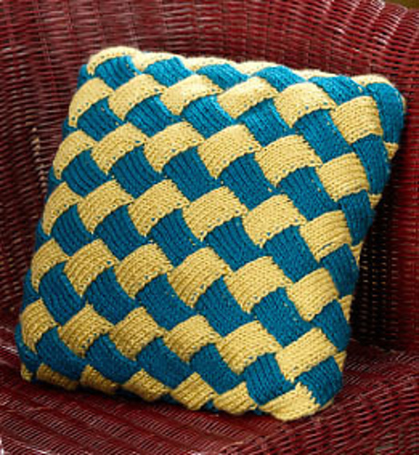 Entrelac Pillow