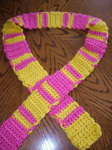 I Did It My Way Crochet Scarf