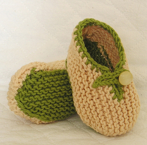 SLIPPERS two colour for BABY (0-3/3-6/6-9 month)