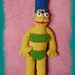 Marge goes to the beach pattern 