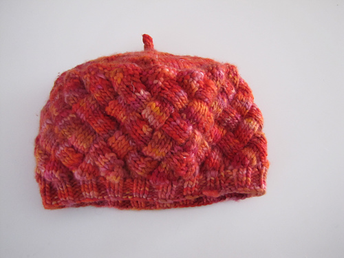 Entrelac Hat 44ht