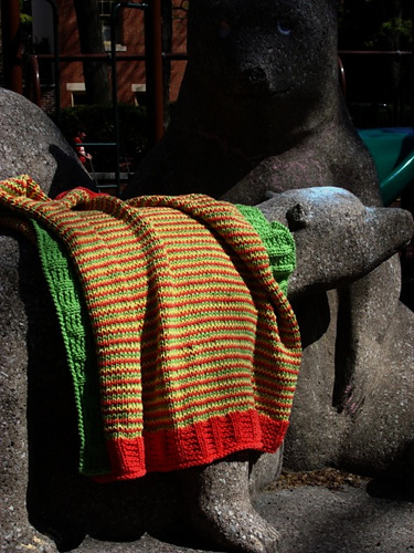 One-liner Striped Carriage Blanket