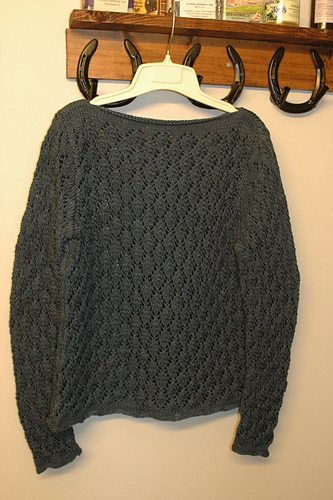07 Brown Lace Sweater