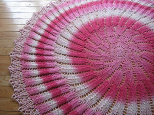 Gate and Ladder Circle Shawl