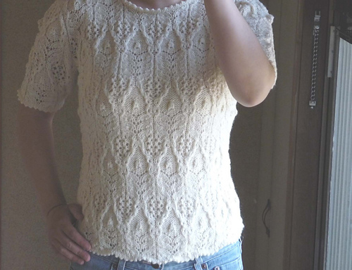 #18 Picot & Scallop Pullover