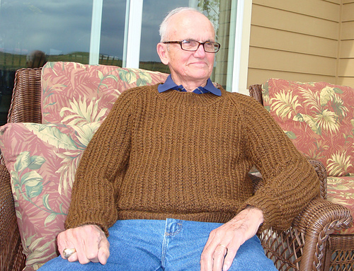 Herringbone Raglan Pullover