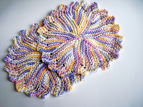 The Cotton Dishcloth (once removed or dressed up)