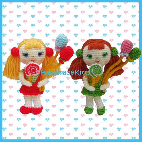 Candy Girls Amigurumi crochet pattern