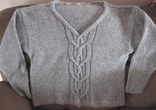 October Textured Cable Pullover