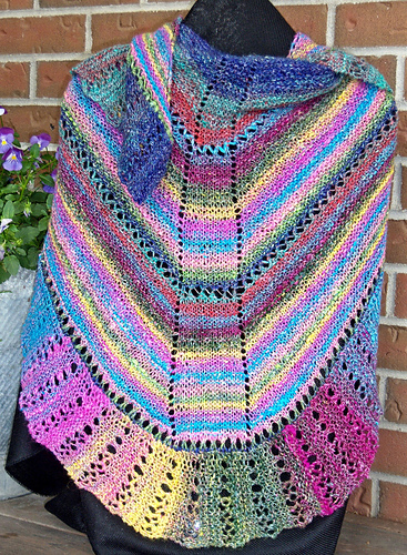 Prairie Sunset Shawl