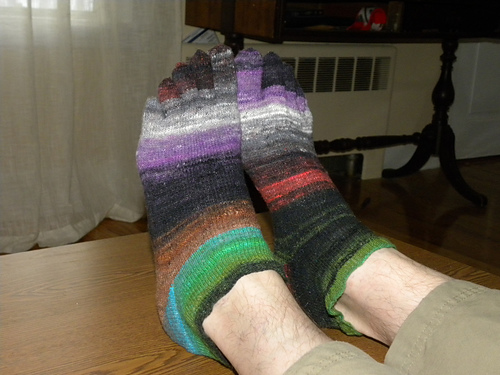 Dave's Lace-weight Toe Socks