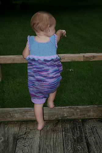 Sunny Stripe Pocket Romper