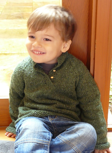 Child's Placket Neck Pullover photo 1