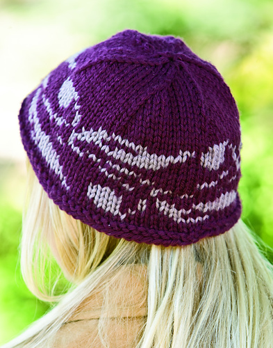 Abstract Vine Hat in Swish Bulky