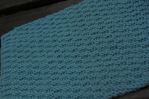 Syncopated Brioche Scarf