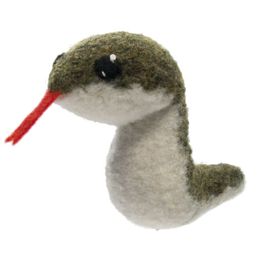 Felted Knit Snake
