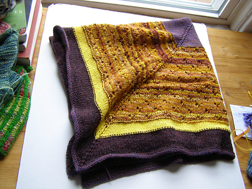 Eyelet Lace Blanket
