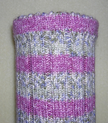 Picot Hem for Toe Up Socks photo 1