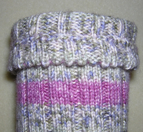 Picot Hem for Toe Up Socks photo 3