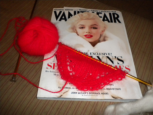 Fichu Rouge à Fossettes scarf photo 8