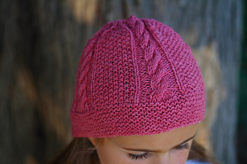 Cabled Greenspun Beanie