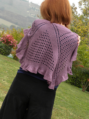 Winter Sea Shawl