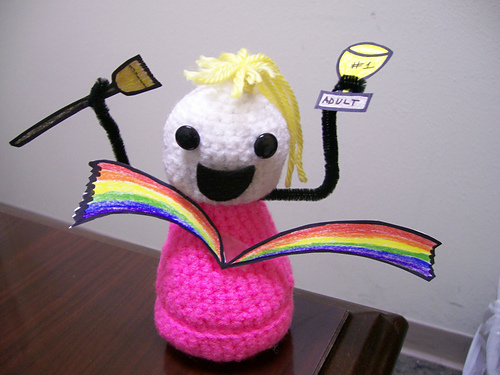 Hyperbole and a Half Allie Brosh Amigurumi Doll photo 1