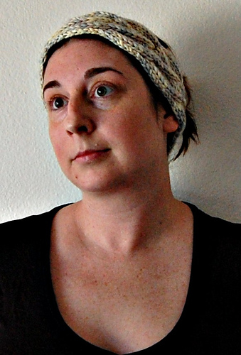 Cabled One Skein Headband in Ultrabulky