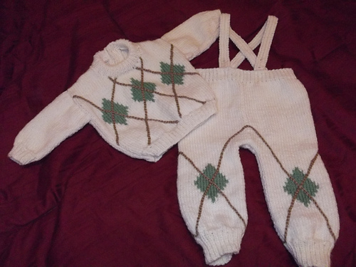 14: Argyll Motif Sweater and Leggins