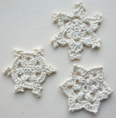 Starflower & Popcorn Snowflakes