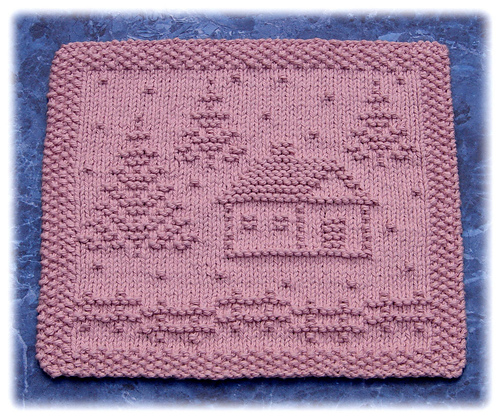 There's Snow Place Like Home Dishcloth