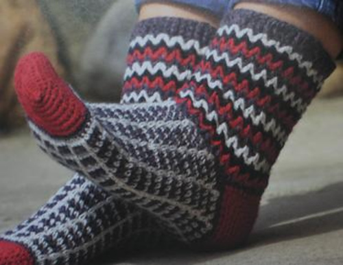 Cobblestone Streets Socks