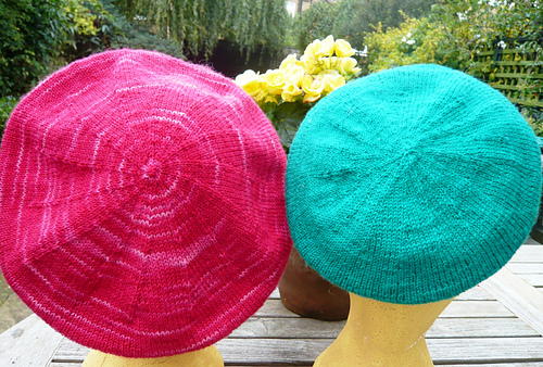 Mother Daughter Sock Yarn Beret