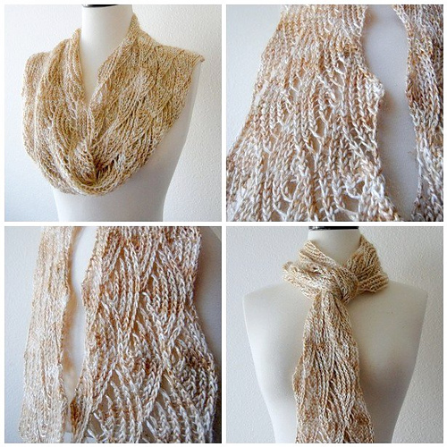 Intermediate Scarf in Silk Rhapsody Glitter