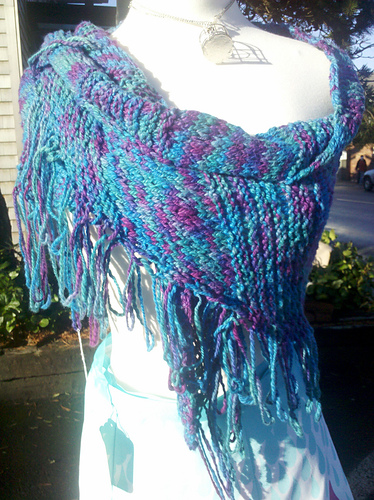 Fringe shawl