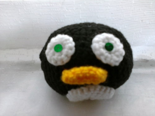 Grumpy Penguin Decoration