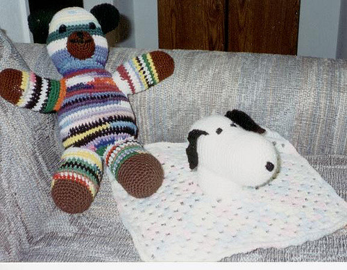Scrap Yarn Bears