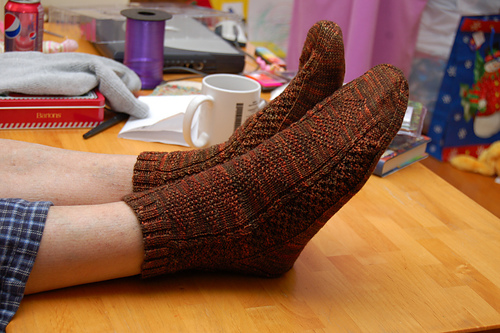 Moss and Bramble Socks photo 3