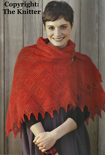 Setting Sun Circular Shawl