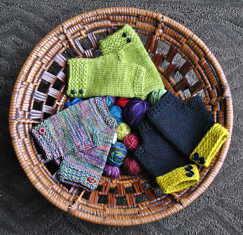 Knit Night Gloves