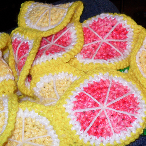 Pink Grapefruit Scarf