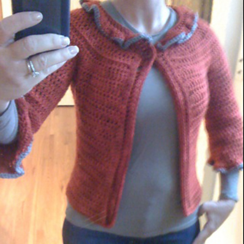 Easy Squeezy Ruffle cardigan